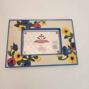 Floral Embossed Picture Frame 4" x 6" By Family Traditions